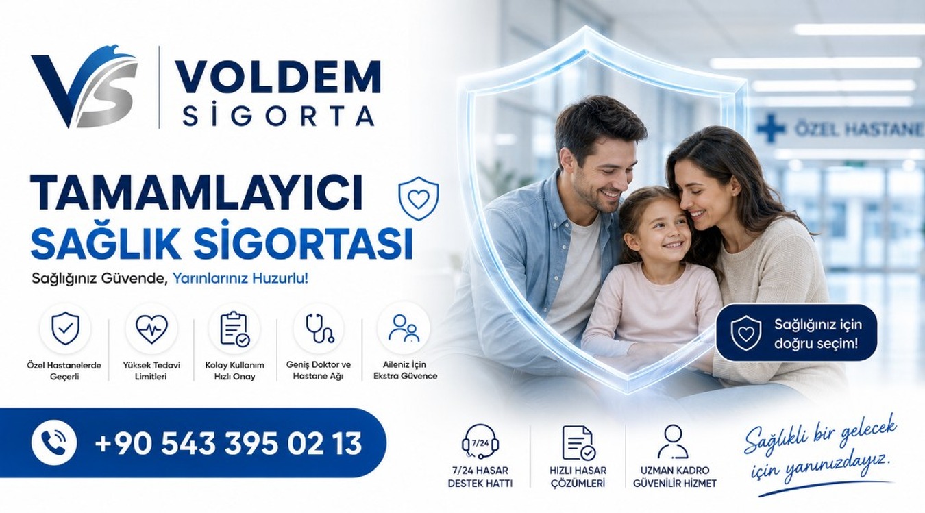 Tokat sağlık sigortası - Özel sağlık, tamamlayıcı ve seyahat sağlık sigortası. Voldem Sigorta teklifi